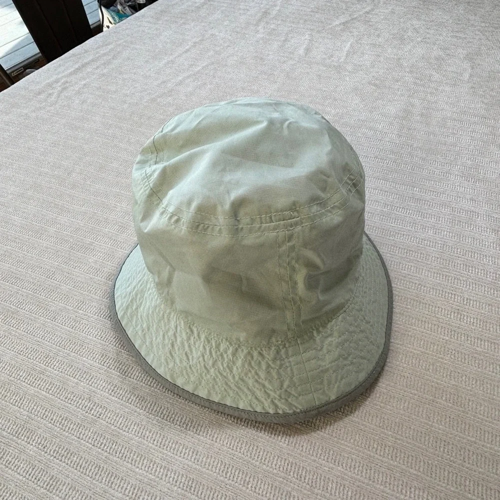 The North Face Reversible Bucket Hat Sage Green Grey Packable Sun Hiking Hat
